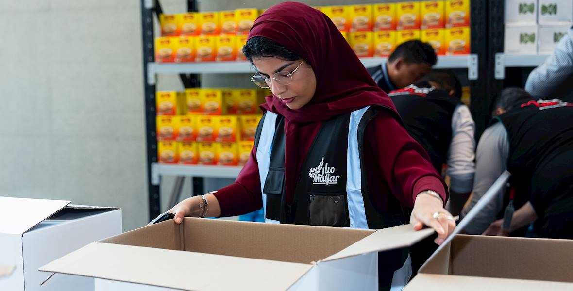 إطلاق مبادرة “اترك أثرًا” لتعبئة السلال الرمضانية