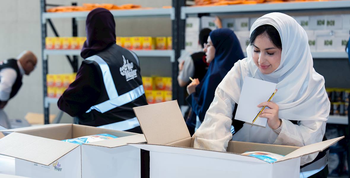 إطلاق مبادرة “اترك أثرًا” لتعبئة السلال الرمضانية